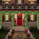 Christmas Cedar Garlands, Artificial Pine Cypress Greenery Garland, Christmas Decorations Holiday Indoor Outdoor Decor Winter Garland, 6FT