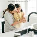 Acrylic Sink Splash Guard, Highly Transparent Fixed Splash Guard for Kitchen Island & Bathroom（23.6"L x 1.6"W x 4.7"H）