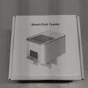 WiFi Fish Feeder Automatic Dispenser,Automatic Fish Feeder for Aquarium,Intelligent,Precise Food Distribution,with App Control Timer USB Powered,for Diameter Less Than 4mm Food