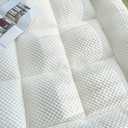 Mattress Topper Queen Size - Breathable Folding Mattress Pad for Back Pain Relief Soft & Plush Mattress Protector - Pillow Top Bed Topper for Firm Mattress