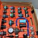 DAYUAN 28pcs Universal Radiator Pressure Tester Kit, coolant Pressure Tester kit coolant Vacuum Refill kit for Cooling System