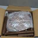 3-Pack Wood Plant Stands Indoor, Single Plant Stand for 6-12 Inch Pots, Mid-Century Modern Plant Stool, Tall Plant Stand for Large Plants Perfect Fit for Living Room, Balcony, Office (heavy burnt color)