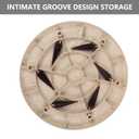 4Pcs Large Stepping Stones Outdoor Garden Walkway,Durable Pavers for Patio