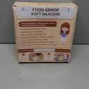 4Pcs Silicone Banneton Bread Proofing Baskets, 9" Round Foldable Non-Stick Dough Proofing Bowl Containers-BPA Free, Optimum Sourdough Bread Baking Supplies