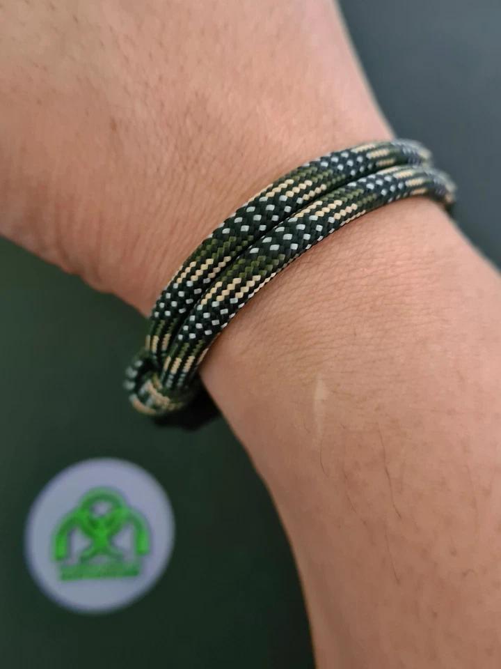 Wind Passion Handmade Haki Bracelet with magnets