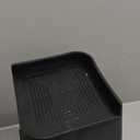 MYMULIKE Bed Risers 6 inch, Oversized Furniture Risers, Heavy-Duty Support Up to 6000 Lbs, Lift 6 inch for Couch, Sofa, Table,Chair (Black 4 Pack, 6 inch)