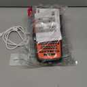 Label Maker Machine with-Tape, Heat Shrink Label Maker Waterproof-Labels, Wire Cable label Maker, E1000 Labeler Machine with-Tape 12mm Laminated Handheld Labeling Machine for Industrial Office (Orange)