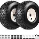15x6.00-6 Lawn Mower Tire Wheel for Riding Mower Tractor Tire
