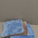 Autofiber Flat Out Microfiber Car Wash Pad - Pack of 4, Blue/Gray (9 inch x 8 inch)