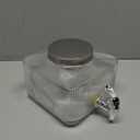 VEVOR Beverage Dispenser, 0.8 Gallon Drink Dispensers for Parties, Glass Juice Dispenser with No-Drip Spigot and Lid, Iced Tea Lemonade Juice Water Dispensers for Restaurants, Hotels, Parties