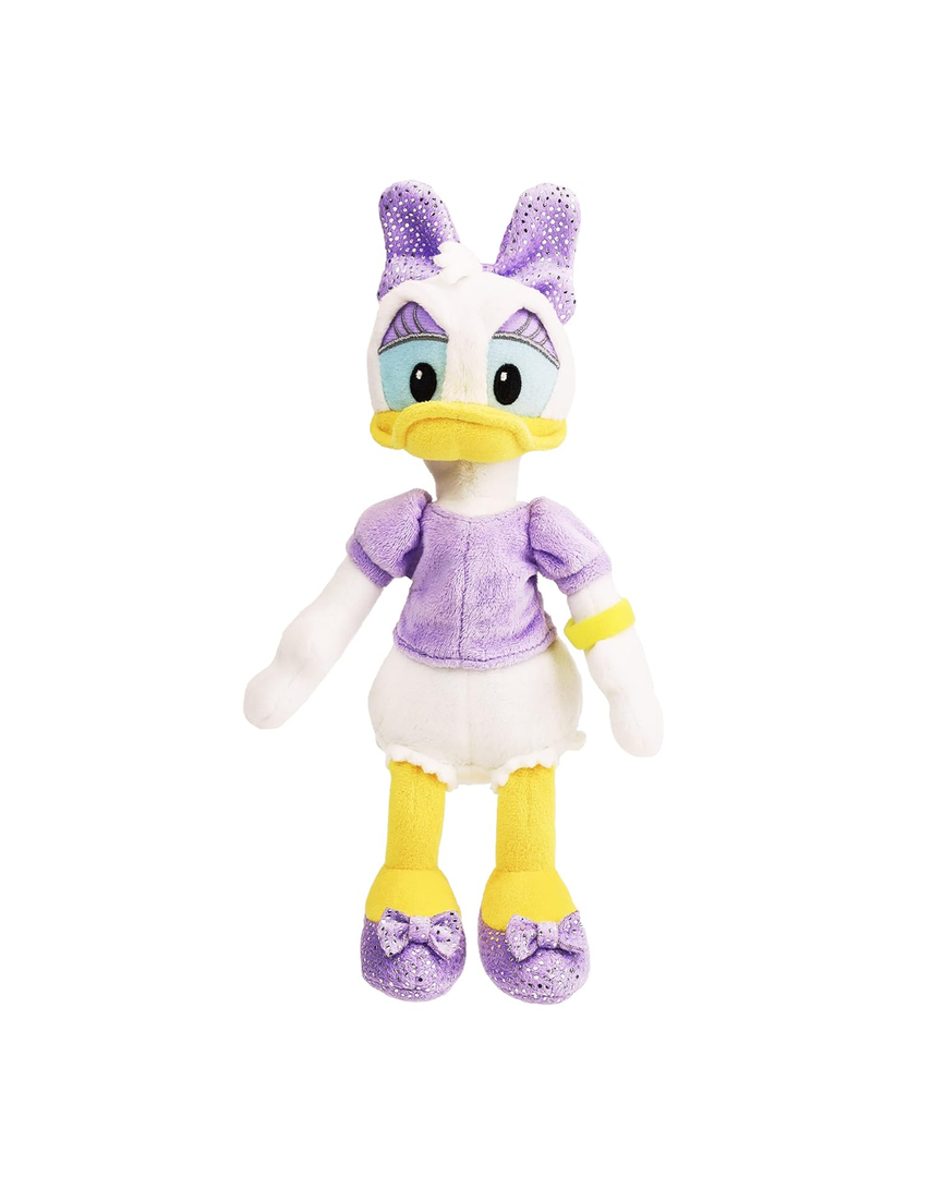 Disney Junior Mickey Mouse Small Plushie Stuffed Animal Daisy Duck and Donald Duck, Kids Toys for Ages 2 Up by Just Play