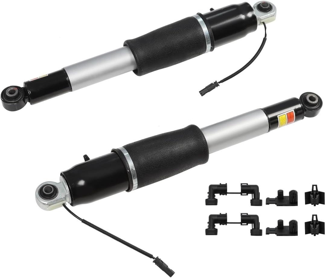 84176675 Pair Rear Airmatic Shock Absorber Struts Compatible with Escalade Suburban Tahoe Yukon 2015-2020 23267007 23290661 23151122 Lift Suspension Kit