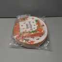 100Pcs Thanksgiving Oval Paper Plates and Napkins Set, 10" x 12" Party Plates,Large Disposable Dinner Plates for Fall Party and Thanksgiving Day