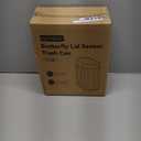 ELPHECO Bathroom Trash Can with Lid Butterfly, Motion Sensor Trash Can Bathroom Decor Automatic Garbage Can Wastebasket Bathroom Accessories, Kitchen, Living Room, Office, Purple Gold