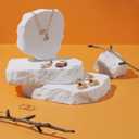 Product Photography Props: 4PCS Irregular Aromatherapy Gypsum Photo Props-Jewelry Photography Props for Food Cosmetic Makeup Photoshoot