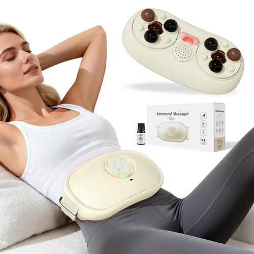 FSA Eligible Items Only List Electric Abdominal Massager, Heated Stomach Massager Device for Constipation, Gas, Bloating & Reflux, Soothing Kneading Belly Massager for Digestive Comfort