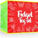 Fidget Toys, 160 Pack Party Favors for Kids 8-12 4-8, Sensory Toys Bulk Autism Autistic, Treasure Box Toys for Classroom, Stocking Stuffers, Goodie Bag Stuffers, Christmas Birthday Gifts Prizes