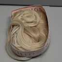 WIGER Long Layered Curly Wig With Bangs, Blonde Hair With Beige Ends, Synthetic Blonde Wigs Alice Wig for Women Cosplay or Daily Use