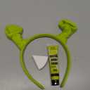 Halloween Makeup Kit for Shrek, Water-Based Non-Toxic Face Paint Set with Headband, Ogre Green Face Paint for Halloween Cosplay SFX Makeup, Costume Parties, Theatre,Stage Shows