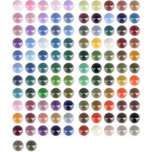 110 Colors Diamond Painting Beads 22200 Pieces 5d Round Drills Gem for Diamond Art DIY Art Accessories (Color Codes 3688 to 5200)