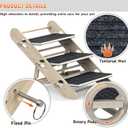 Dog Ramp for Bed, Foldable 15"x27" Solid Wood Pet Ramp for Small Dog