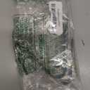 Metal Hanger for Hanging Mantel Decoration Christmas Stocking Holders Festival Ornament Hook for Indoor Outdoor (4, Antique green)