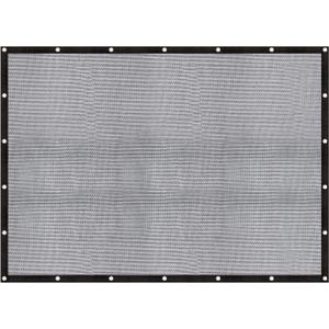 Cool Area 60-70% Shade Cloth 8x10FT Heavy Duty Knitted Mesh Tarp with Grommets Mesh Screen for Patio Canopy Garden Porch Greenhouse Pools Dog Kennel Black