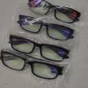 JOON-joon Reading Glasses Men 4 Pairs Ultra Light TR90 Sports Style Blue Light Blocking Readers+2.5