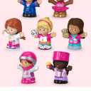 Fisher-Price Little People Barbie Toddler Toys, You Can Be Anything Figure Pack, 7 Characters for Pretend Play Ages 18+ Months