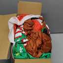 Christmas Inflatables Decorations Outdoor, 8FT Rooftop Santa Claus, Blow Up Sitting Santa with Gift Candy and Reindeer, Inflatable Yard Decor with Built-in LED Lights for Xmas Garden Lawn Party