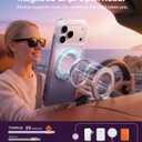 TORRAS O3 Air for iPhone 17 Pro Max Case with 360 Magnetic Stand, [Fit for MagSafe] [Military-Grade Protection] Slim Case for iPhone 17 Pro Max, 6.9", Dusk Haze Purple