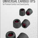 Acoustic Memory Foam Universal Earbud Tips