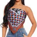 2 x AWAYTR 35 Satin Head Scarves Women Like Silk Scarf Hair Bandanas Women Matte Neck Scarf Head Wrap Hair Headscarf