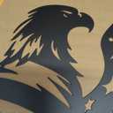 Metal Eagle American Flag Wall Decor Intricate Design with Stars And Stripes,Patriotic American Bald Eagle Metal Wall Art,Patriotic Gift for 4th of July And Independence Day Decor(23.6 * 23.3 inches)