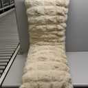 Luxury Shaggy Faux Fur Body Pillow,Fluffy Bed Pillows with Zipper Closure,Soft Decorative Plush Full Long Pillow,Fuzzy Hug Pillow for Home Living Room Side Sleeper & Pregnancy 20"x54" Taupe Chocolate