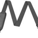 Shoulder Strap 56 inch, Universal Adjustable Thick Soft Duffel Bag Shoulder Strap Replacement Comfortable Belt with Metal Swivel Hooks for Laptop Messenger Bag, Briefcase, Shoulder Bag, Dark Gray