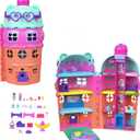 Polly Pocket Micro Dolls & Large Gelato House Playset, Ice Cream Bear Theme with 25+ Accessories Including Furniture, Food, and Pets
