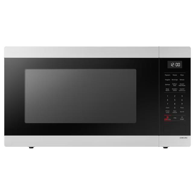 Samsung 1.9-cu ft Large 900 -Watt Sensor Cooking Controls Countertop Microwave ( Stainless steel )