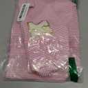 YOOLIFE Valentines Day Gifts for Women Kids Teen Girls Birthday Gifts for 6 7 8 9 10 11 12 13 Year Old Girls Initial Birthday Gift Makeup Bag for Girl Daughter Sister Teacher Friend Girlfriend Pink K