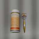 Professional Derma Roller 192 Individual Real Needles Titanium Micro Needles Micro needling Roller for Home Use with Storage Case & User Manual