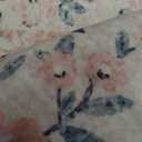 Morebes Floral Pink Rugs for Bedroom Girls, Washable 5x7 Area Rug for Nursery Decor, Indoor Soft Low-Pile Floor Boho Flower Carpet for Kids Playroom Dorm Living Room Dining Room