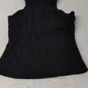 SUUKSESS Women Padded Cotton Ribbed Tank Tops 2025 High Neck Racerback Basic Tops (X-Large, Black)