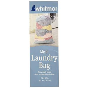 Whitmor Mesh Laundry Bag White
