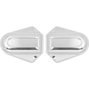 HDBUBALUS Motorcycle Rear Axle Cover Cap Guard ABS Bar Shield for Harley Softail Classic FLSTC Deluxe FLSTN 2008-2016 Chrome