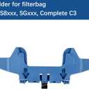 Dust Bag Holder Compatible with Miele Complete C3 / S8xxx / SGxxx Bagged Replacement Vacuum Cleaners Part S8000 Series DustBag Holders - 1Pack, Blue