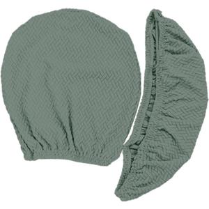Computer Chair Slipcovers, Desk Chair Cover, Split Furniture Office Chair Slipcover for Restaurant, Ceremony, Green