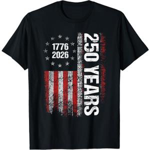 250 Years American Anniversary 250th Independence Day T-Shirt