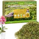 Legigo 7OZ Sphagnum Moss for Plants, 8QT Natural Orchid Moss Potting Mix Dired, Green Forest Plant Moss for Orchid Repotting Carnivorous Succulents Indoor Potted Plants Gardening and Reptiles