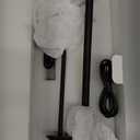 Modern Cordless Table Lamp Set of 2, Portable LED Desk Lamps, 5000mAh Rechargeable Battery Operated Lighting for Bedroom Dining Room Restaurant Coffee Shop Camping Night Light (Black)