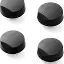 Upgraded 82977 82974 Cooktop Knob Replacement for Dacor Stove Parts, DE81-08738A Stove Knobs for Dacor Range Parts Burner Control Knobs SGM365 DE81-10313A Black Plastic Gas Stove Top Knobs 4 Pcs